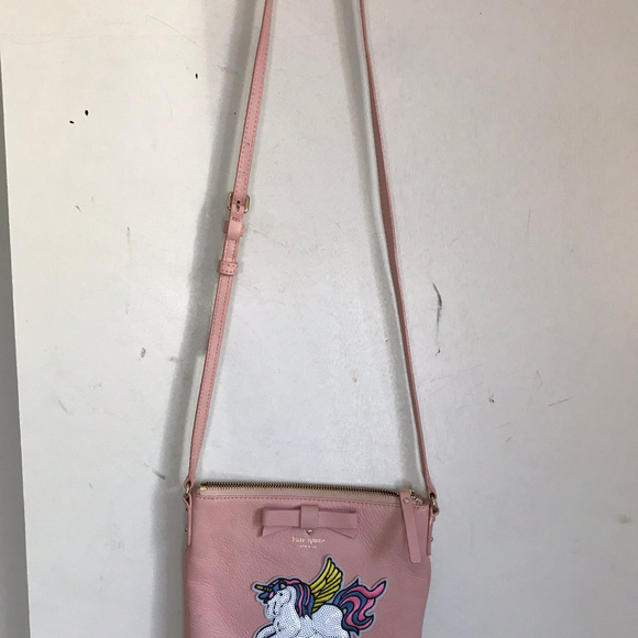 Kate Spade Pink Leather Customized Crossbody Bag - Picture 4 of 8